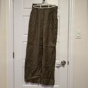 Aritzia Babaton olive green Effortless pants